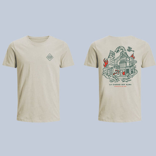 LA CIUDAD SIN ALMA BEIGE T-SHIRT