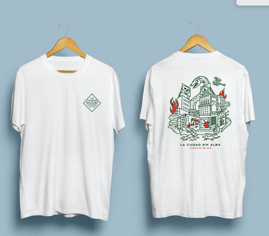 LA CIUDAD SIN ALMA WHITE T-SHIRT